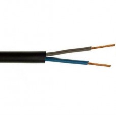  Καλώδιο Καουτσούκ H05RR-F 2x1mm² Μαύρο